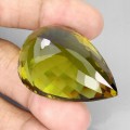Zielony kwarc oliwkowy ogromny kamień naturalny IF 148.74ct