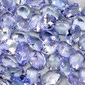 Tanzanity kamienie naturalne VVS 5.5ct 37 szt