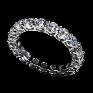 Srebrny delikatny pierścionek r 16 obrączka cyrkonie AAA