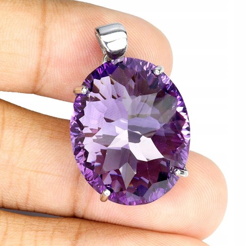Wisiorek srebrny 925 naturalny 29ct ametyst