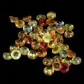 Szafiry Songea kamienie naturalne 5.43ct 45 sztuk