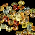 Szafiry Songea kamienie naturalne 5.43ct 45 sztuk