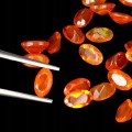 Opal pomarańczowy 0.16ct kamień naturalny