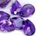 Ametysty kamienie naturalne 7 sztuk IF-VVS 4.44ct