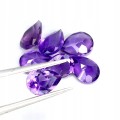 Ametysty kamienie naturalne 7 sztuk IF-VVS 4.44ct