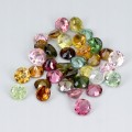 Turmaliny kamienie naturalne IF-VVS 5.6ct 35 sztuk