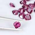 Granaty rodolity kamienie naturalne 5.51ct 20 sztuk szlif serce