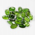 Diopsydy kamienie naturalne IF - VVS 4.45 ct 20 sztuk