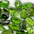 Diopsydy kamienie naturalne IF - VVS 4.45 ct 20 sztuk