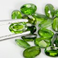 Diopsydy kamienie naturalne IF - VVS 4.45 ct 20 sztuk