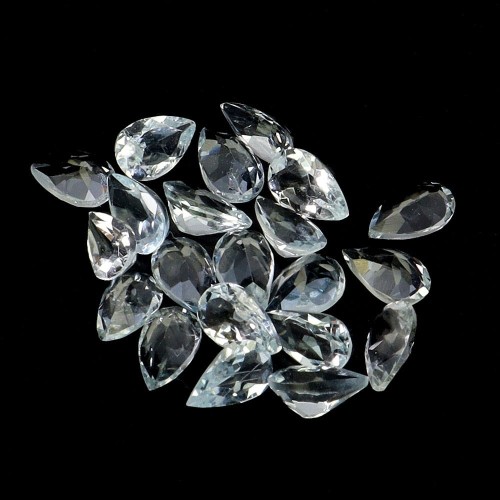 Akwamaryny kamienie naturalne 23 sztuki IF-VVS 4.25ct