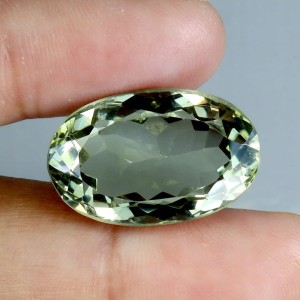 Zielony ametyst kamień naturalny VVS 16.11ct