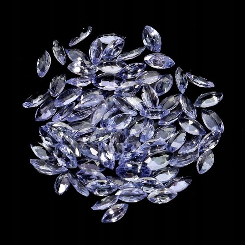 Tanzanity kamienie naturalne 4.55ct 74 sztuki