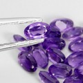 Ametysty kamienie naturalne 19 sztuk IF-VVS 4.13ct