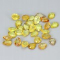 Szafiry Songea kamienie naturalne 4.45ct 30 sztuk