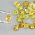 Szafiry Songea kamienie naturalne 4.45ct 30 sztuk