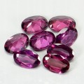Granaty rodolity kamienie naturalne 3.50ct 6 sztuk