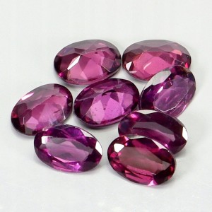 Granaty rodolity kamienie naturalne 3.50ct 6 sztuk