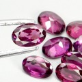Granaty rodolity kamienie naturalne 3.50ct 6 sztuk