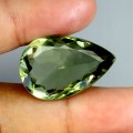 Zielony ametyst kamień naturalny IF 15.63ct