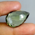 Zielony ametyst kamień naturalny IF 15.63ct