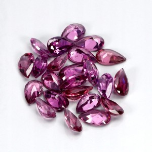 Granaty rodolity kamienie naturalne 5.09ct 22 sztuki