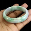 Artystyczna bransoletka 296.69ct jadeit naturalny kamień śr. 5.6cm