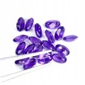 Ametysty kamienie naturalne IF-VVS 4.19ct 19 sztuk