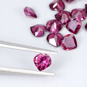 Granaty rodolity kamienie naturalne 5.76ct 20 sztuk szlif serce