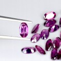 Granaty rodolity kamienie naturalne 7.05ct 23 sztuki