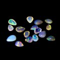 Opale ogniste 4.15ct kamienie naturalne 15 sztuk