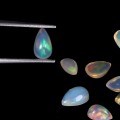 Opale ogniste 4.15ct kamienie naturalne 15 sztuk