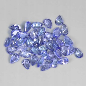 Tanzanity kamienie naturalne VVS 4.2ct 40 sztuk
