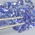 Tanzanity kamienie naturalne VVS 4.2ct 40 sztuk