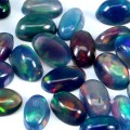 Opale czarne 4.14ct kamienie naturalne 28 sztuk