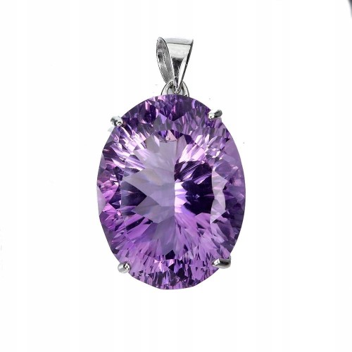 Wisiorek srebrny 925 naturalny 36ct ametyst zjawiskowy