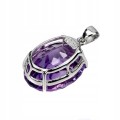 Wisiorek srebrny 925 naturalny 36ct ametyst zjawiskowy