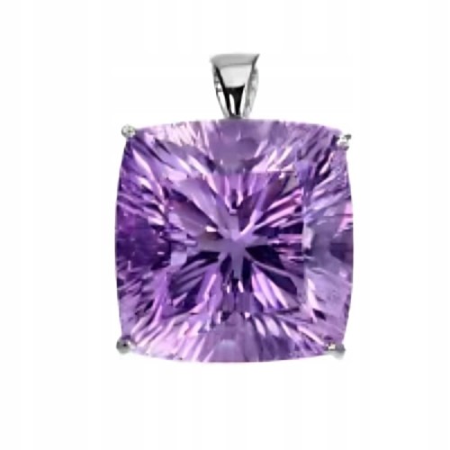 Wisiorek srebrny 925 naturalny 51ct ametyst zjawiskowy