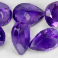 Ametysty kamienie naturalne 6 sztuk IF-VVS 4ct