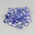 Tanzanity kamienie naturalne 4.45ct 40 sztuk VVS