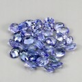 Tanzanity kamienie naturalne IF VVS 4.55ct 35 sztuk