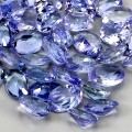 Tanzanity kamienie naturalne IF VVS 4.55ct 35 sztuk