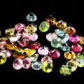 Turmaliny kamienie naturalne IF-VVS 4ct 45 sztuk