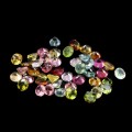 Turmaliny kamienie naturalne IF-VVS 4ct 45 sztuk