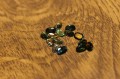 Turmaliny kamienie naturalne IF-VVS 4.33ct 15 sztuk
