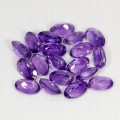 Ametysty 19 sztuk kamienie naturalne IF-VVS 4.07ct