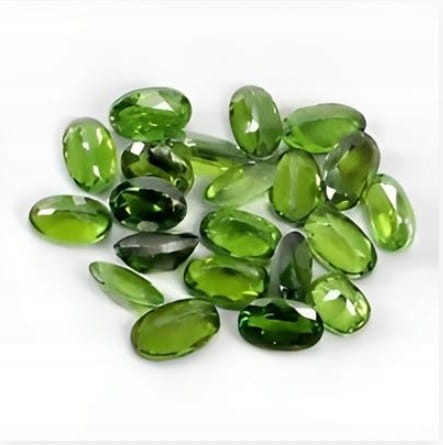 Diopsydy kamienie naturalne IF - VVS 4.9ct 20 sztuk