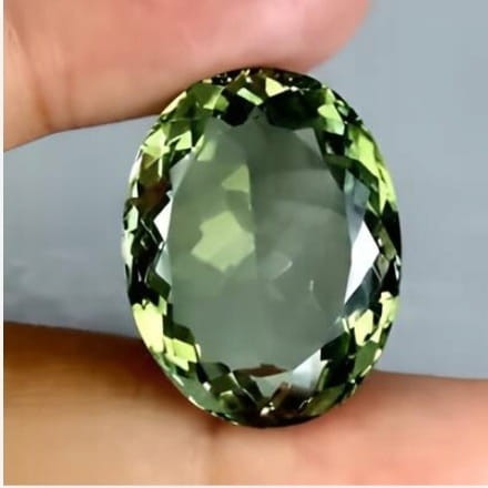 Zielony ametyst kamień naturalny IF VVS 20.99ct