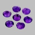Ametysty kamienie naturalne 7 sztuk IF-VVS 5.42ct
