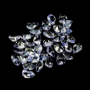 Tanzanity kamienie naturalne IF VVS 4.4ct 35 sztuk